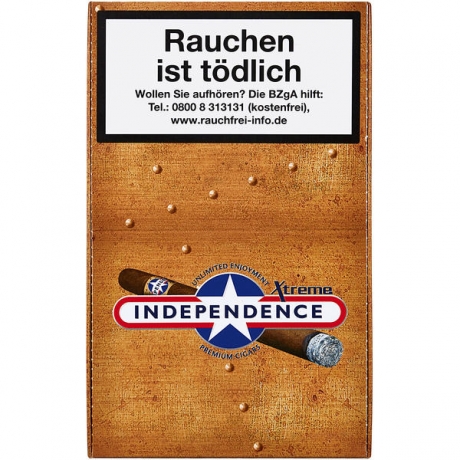 Independence Xtreme Tube 10 Zigarren Faltschachtel