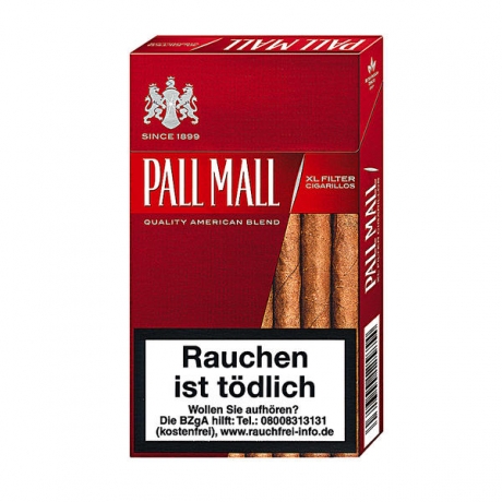 Pall Mall Red XL Filter Cigarillos