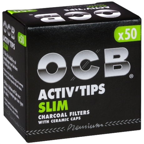 OCB Activ Tips Slim 7mm 50 Stck