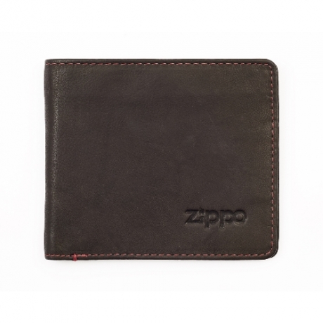 Geldbrse Zippo Leder Mocha 2 Karten 11x10x1,5cm